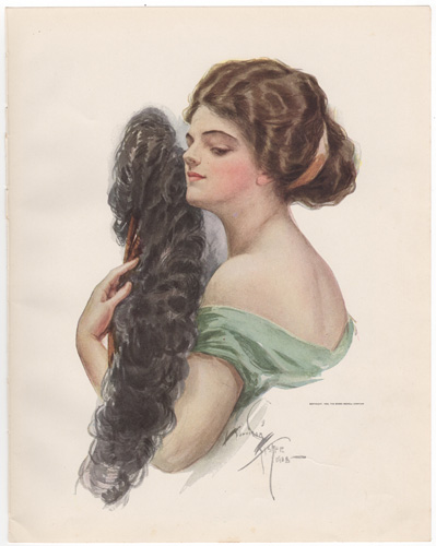 American Beauties by Harrison Fisher (1909)